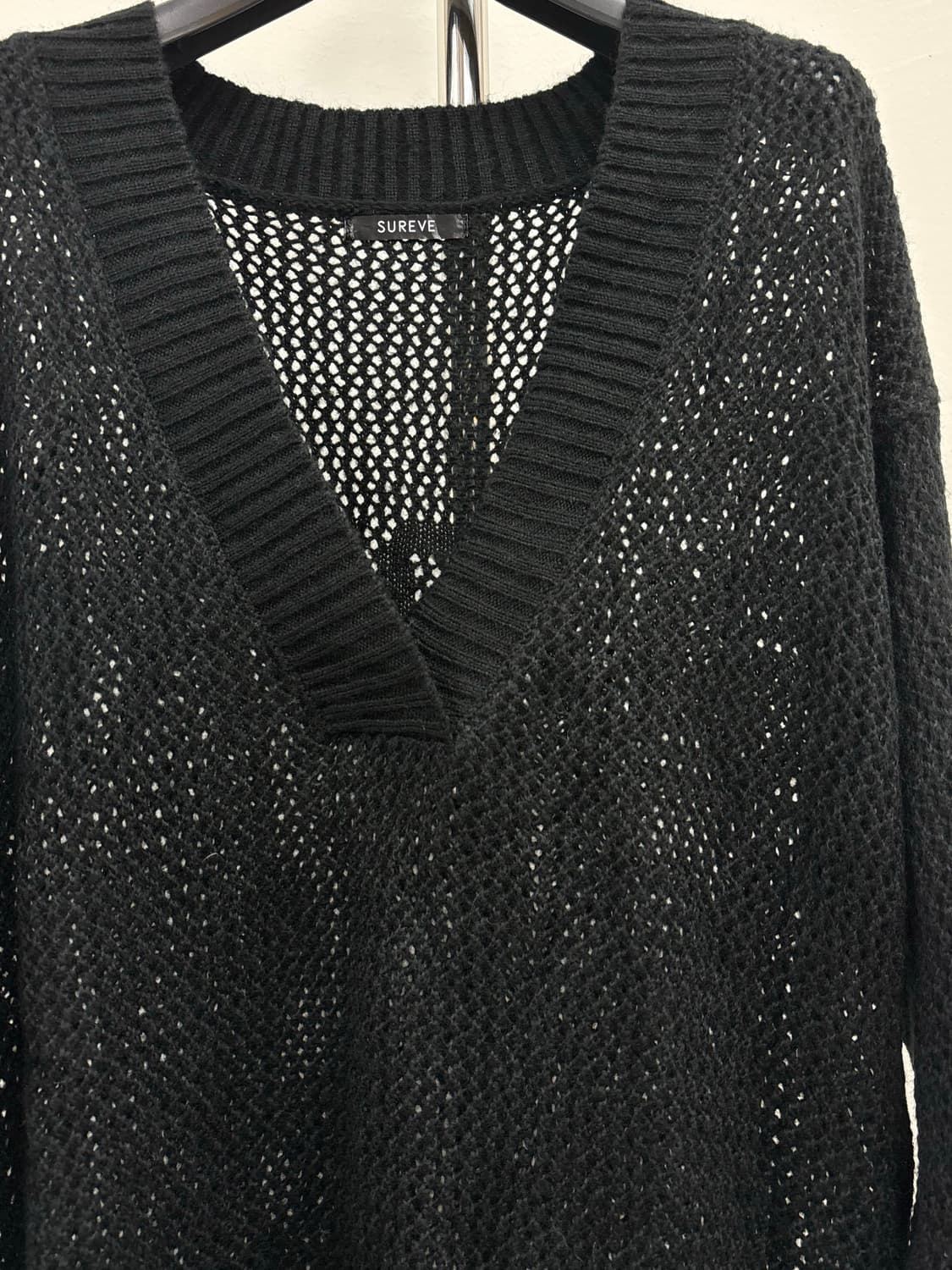 빈티지 블랙 니트 상품이미지5