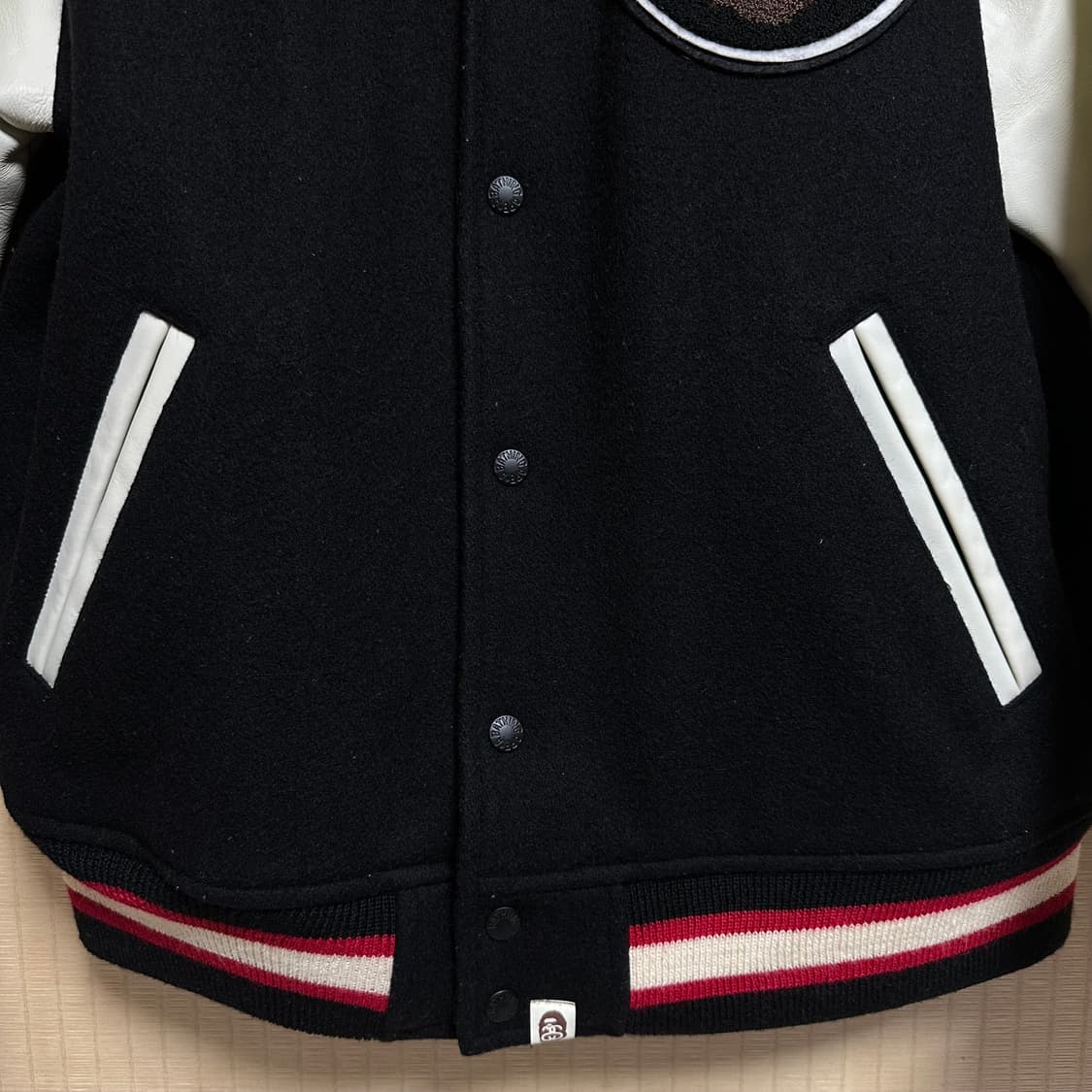 스투시 베이프 바시티 자켓 XL사이즈 상품이미지4