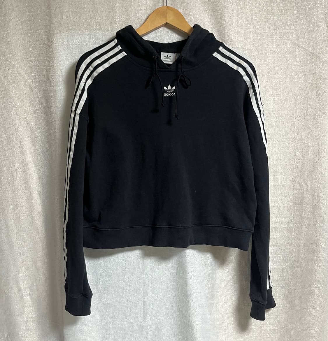 아디다스 크롭 후드티셔츠 후드티 S 상품이미지1