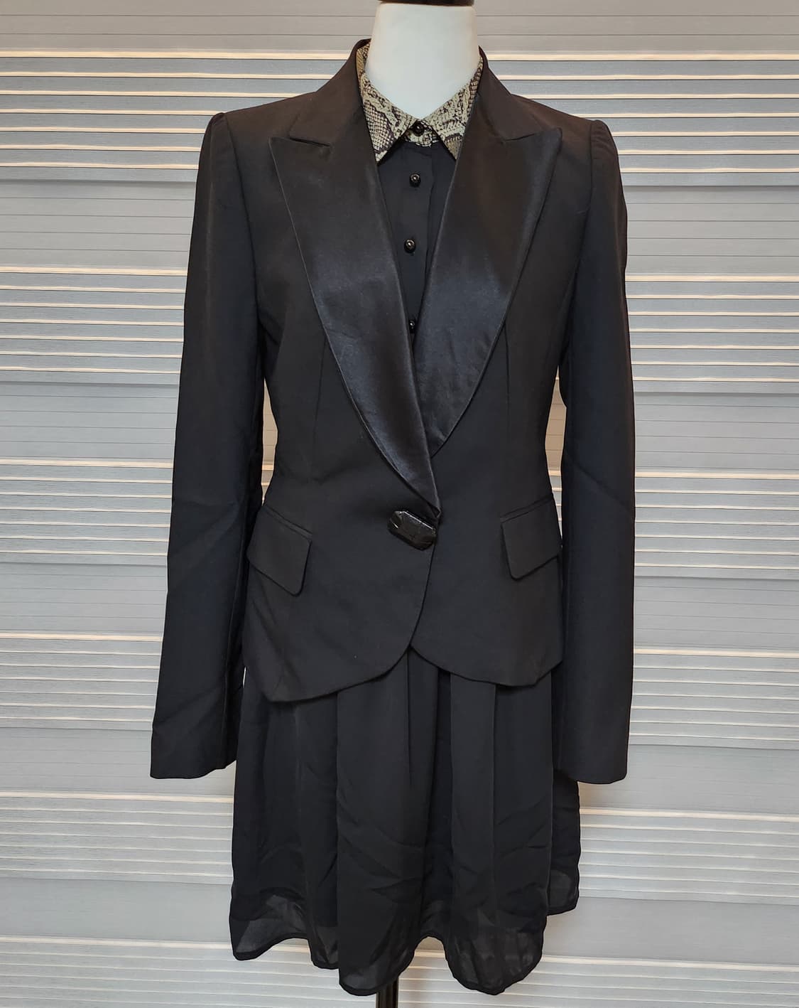 자라 베이직 블랙 셔츠 원피스 S  상품이미지6