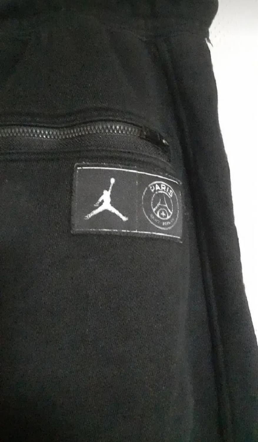 조던 X PSG 플리스 팬츠 검흰 S80 31-32 상품이미지3