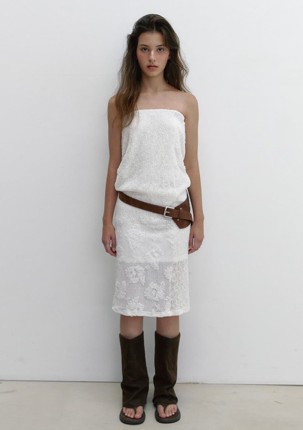 ASURA GARDEN MESH OPS 스커트 원피스 상품이미지2