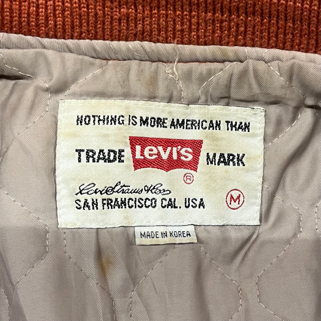 90s 리바이스 울 바시티 자켓 (100) 상품이미지6