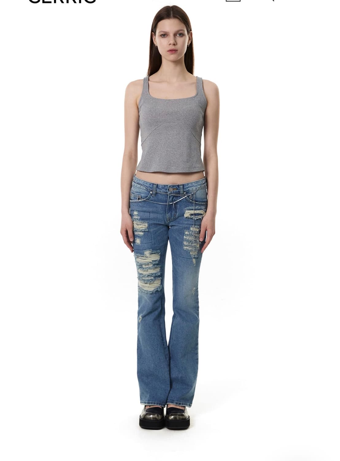 세릭 디스트로이드 데님팬츠 1사이즈 상품이미지1