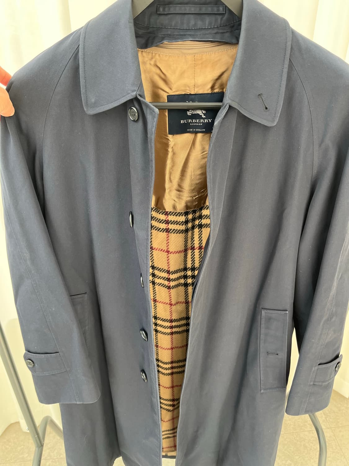 버버리 런던 네이비 코트 46(S) 상품이미지9