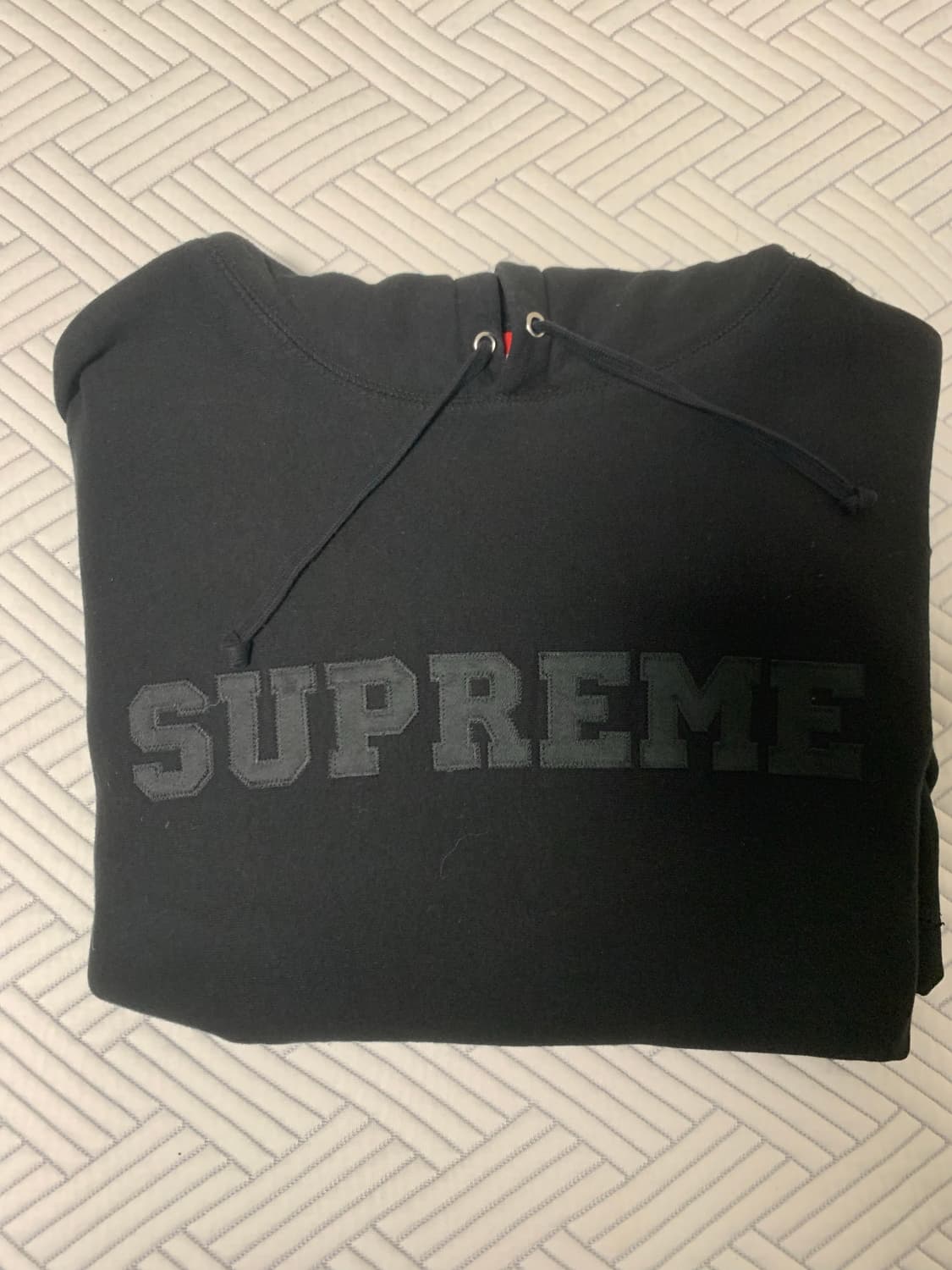 슈프림 컬리지에이트 후드 스웨트셔츠 블랙 - 24SS XL 상품이미지1