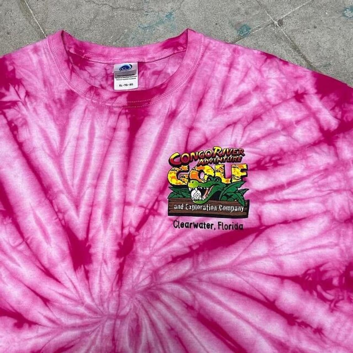 콩고 리버 어드벤쳐 타이다이 티셔츠 (XL)  상품이미지4
