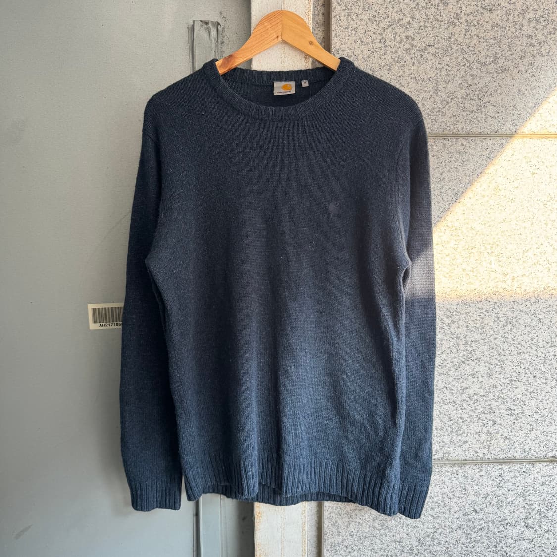 칼하트 유니버시티 로고 울 니트 상품이미지2