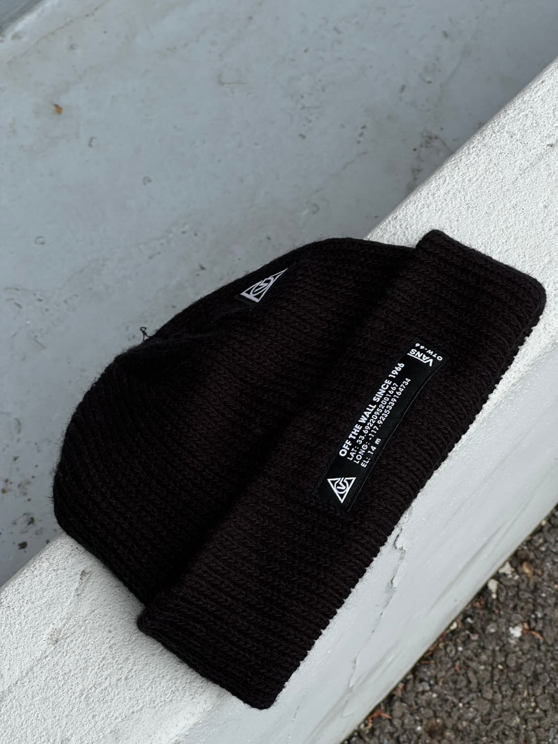 [M-L] 반스 로고 블랙 비니 모자 상품이미지4