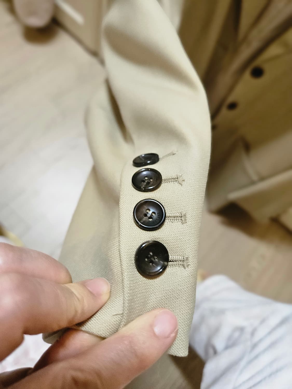 매그제이 베이지 루즈핏 자켓 상품이미지4