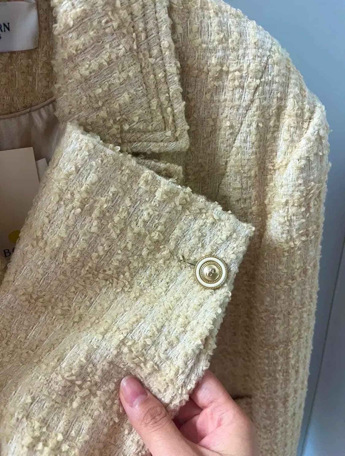 [엘보른] gina 더블 트위드자켓 상품이미지4