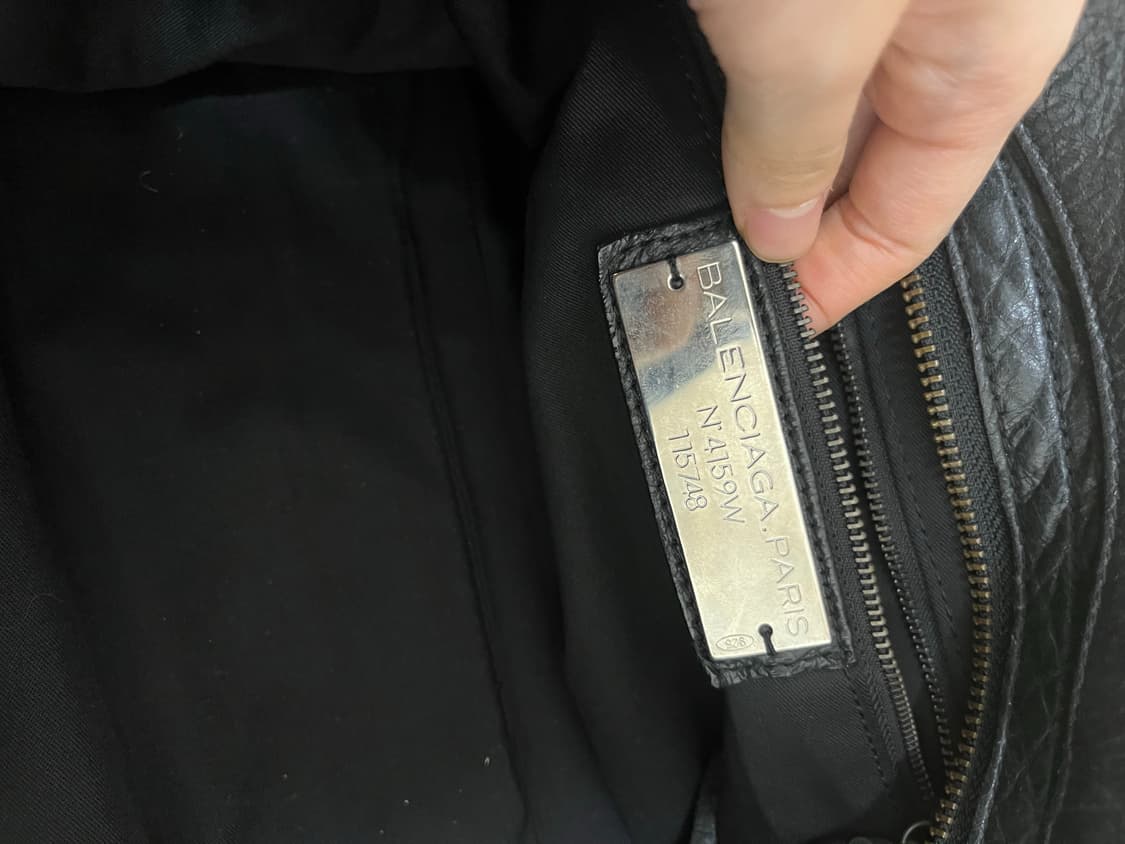 발렌시아가 모터백 블랙 상품이미지4