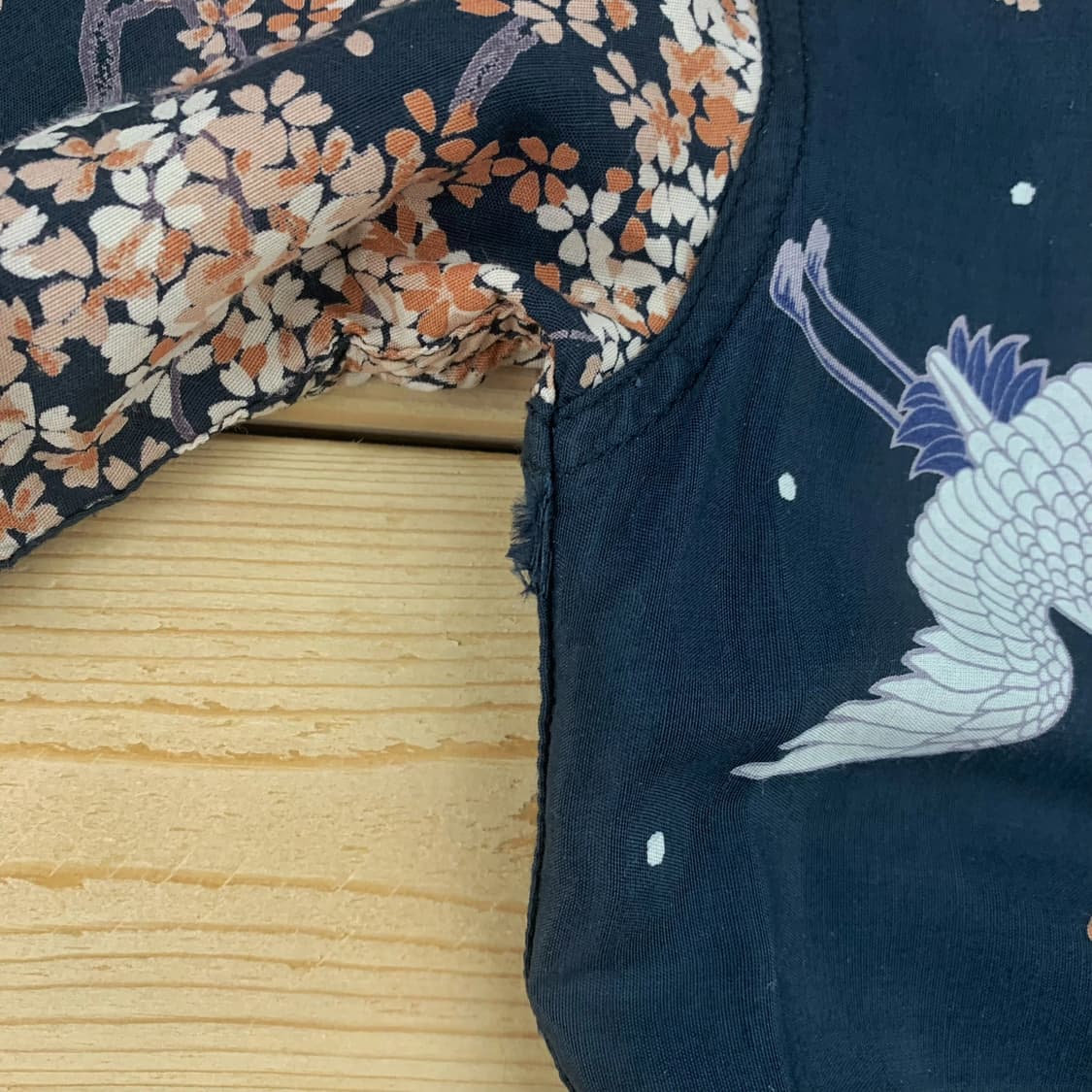 [M] 재팬 사쿠라 후지산 하프셔츠 상품이미지6