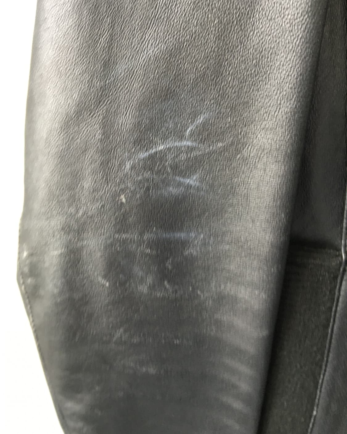 High neck pig leather bomber jacket 상품이미지5