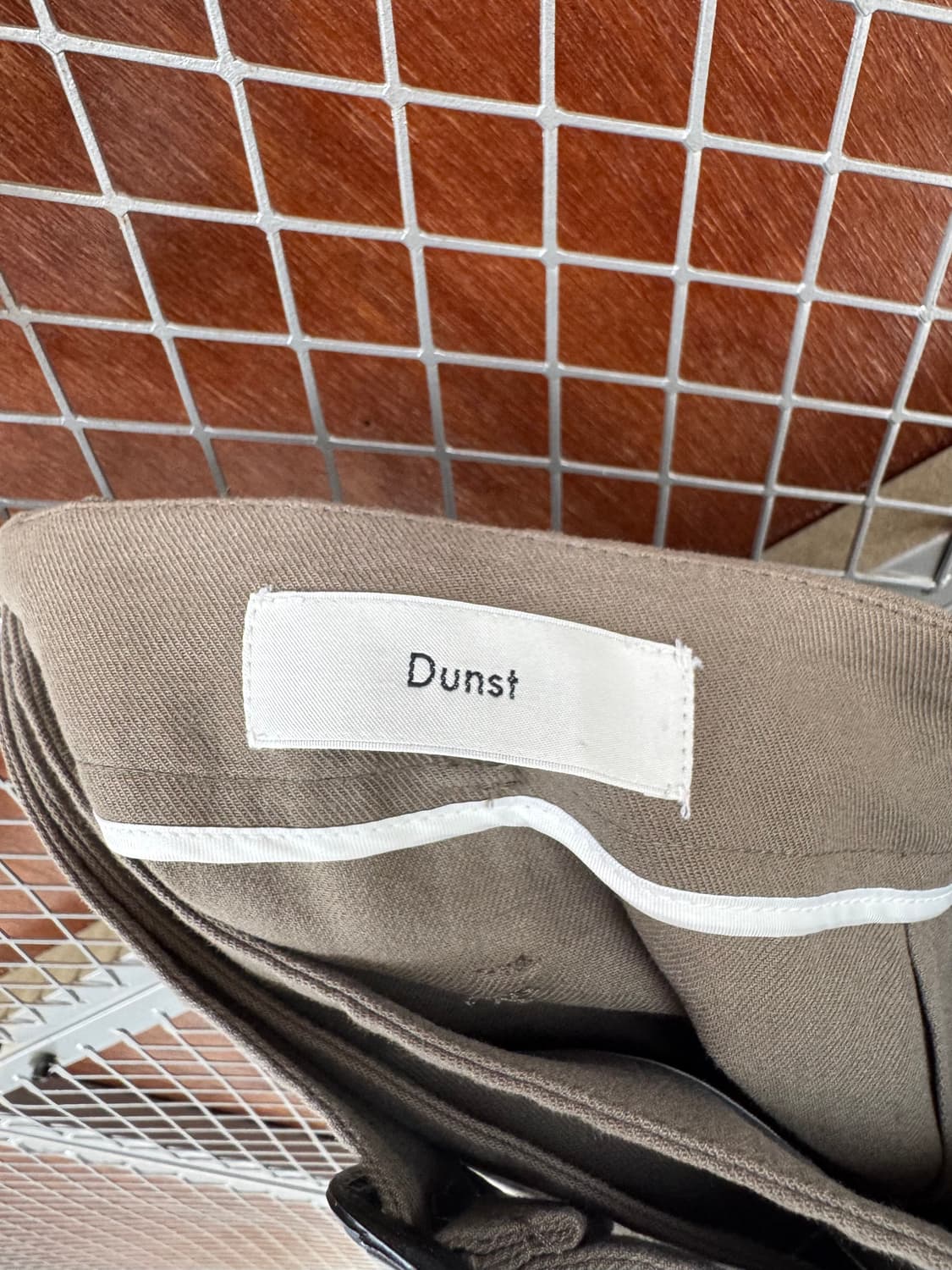 Dunst 던스트 코튼 사선 벨티드 카키 롱 스커트 S 상품이미지5