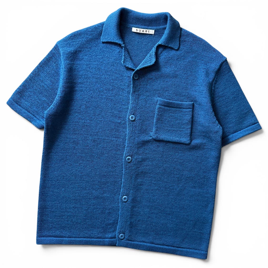 SUARE Deep Sea Blue Knit Shirt 상품이미지3