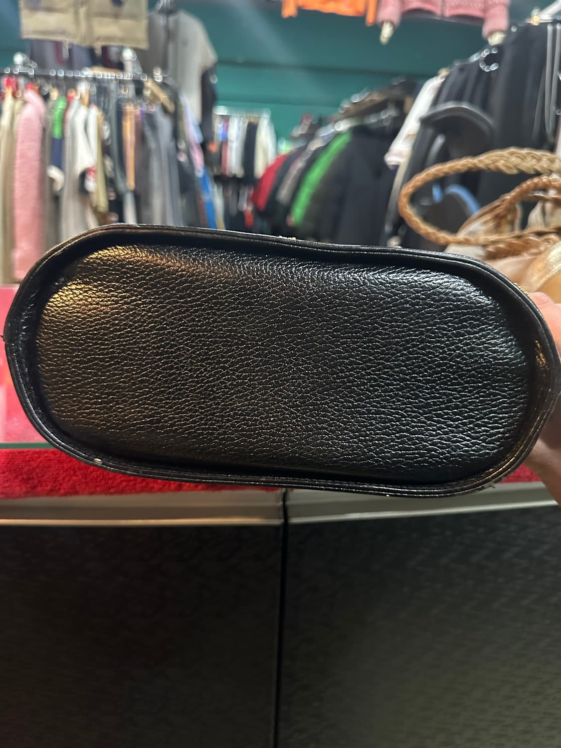 mcm 가죽토드백 블랙 상품이미지5