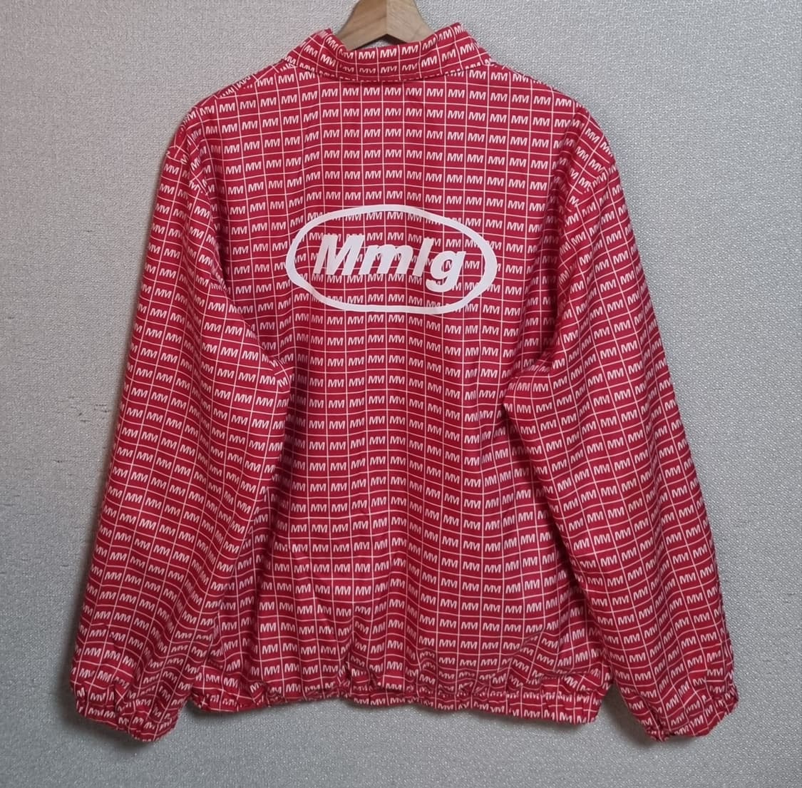 오버핏 L ) Mmlg 엠엠엘지 레드 코치자켓 상품이미지2