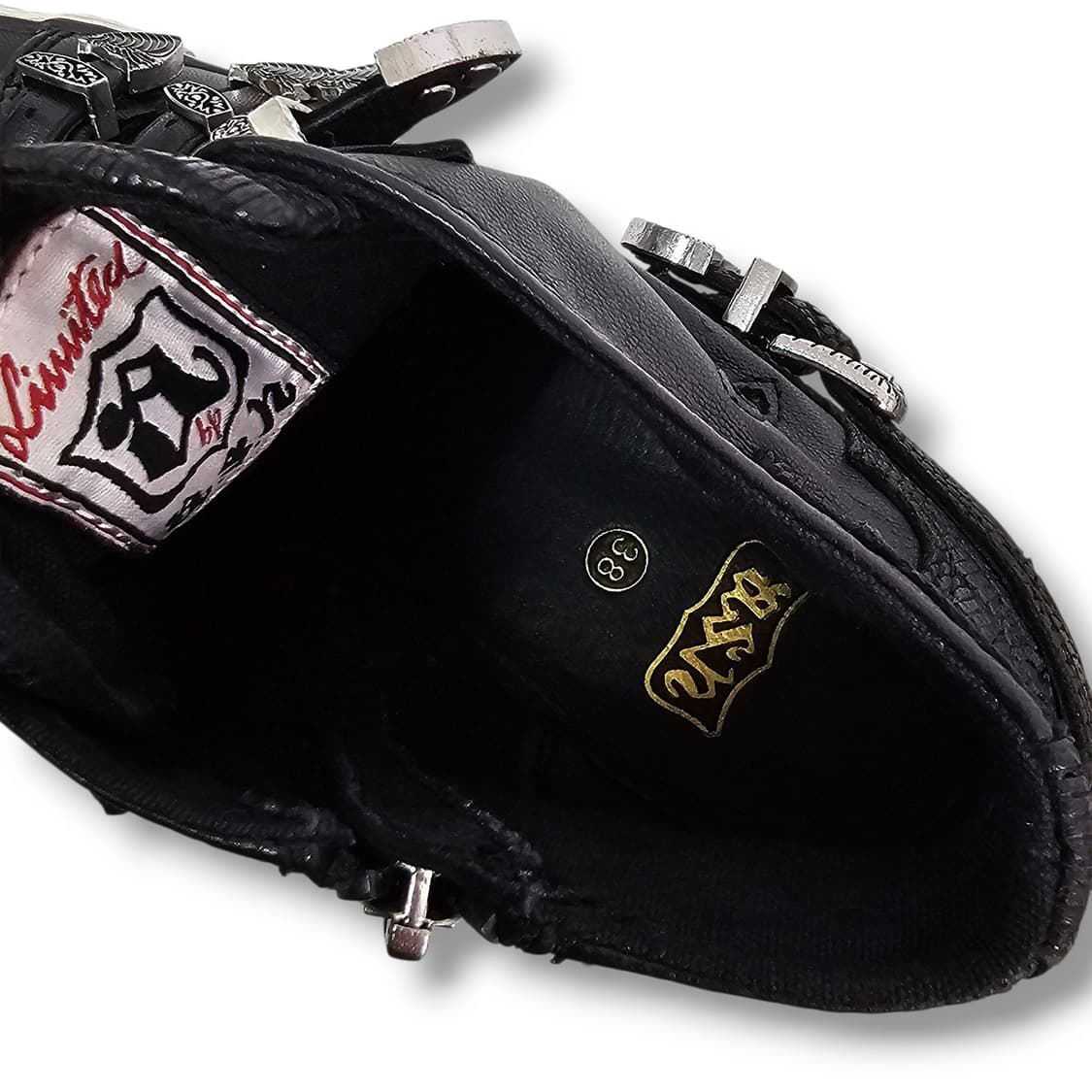 38 Ash 아쉬 블랙 페이즐리 버클 웨지 스니커즈 상품이미지6