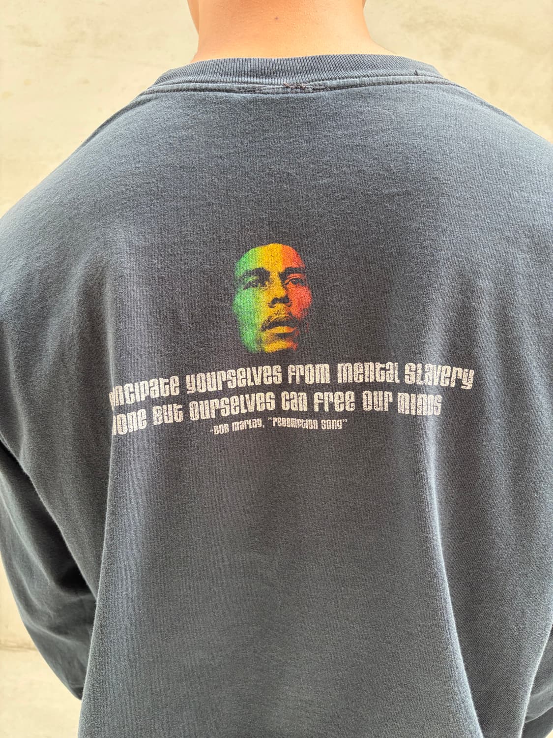 00‘s Bob Marley face print long sleeve 상품이미지9