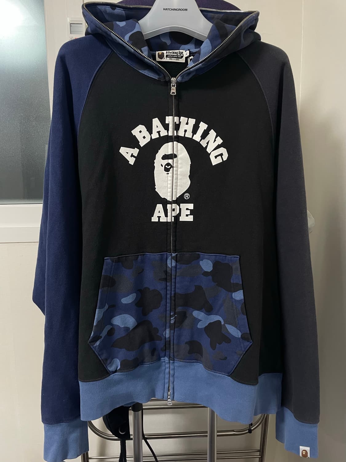 베이프 컬리지 후드집업 상품이미지1