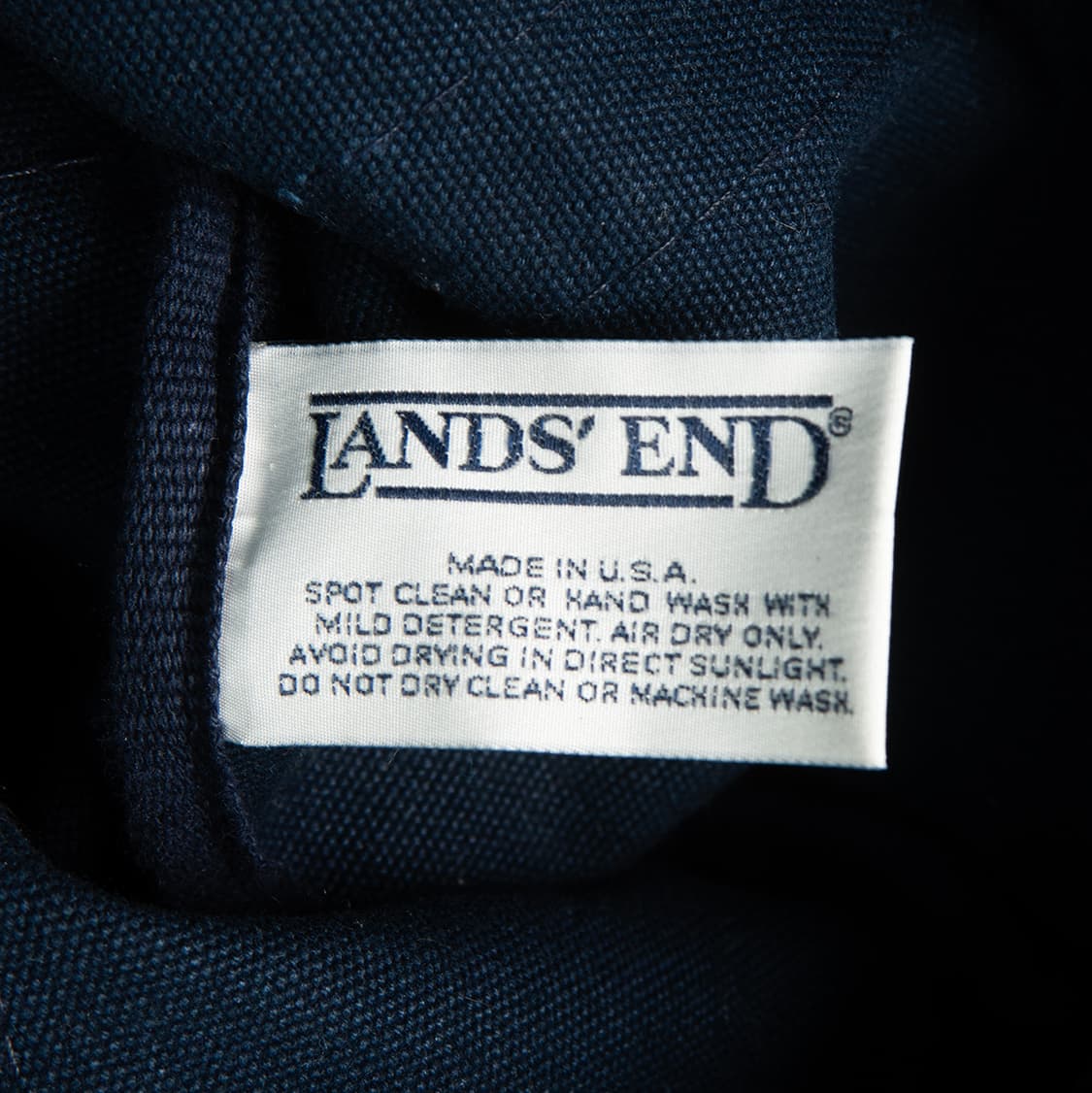 90s LANDS' END 랜즈엔드 헤비 캔버스 토트 백  상품이미지7