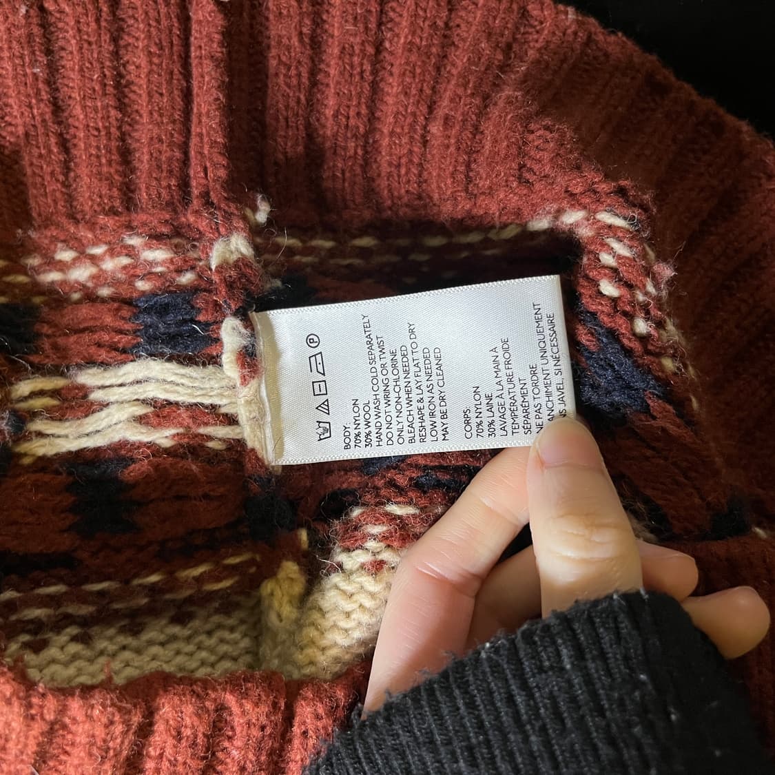 빈티지 니트 집업 상품이미지6