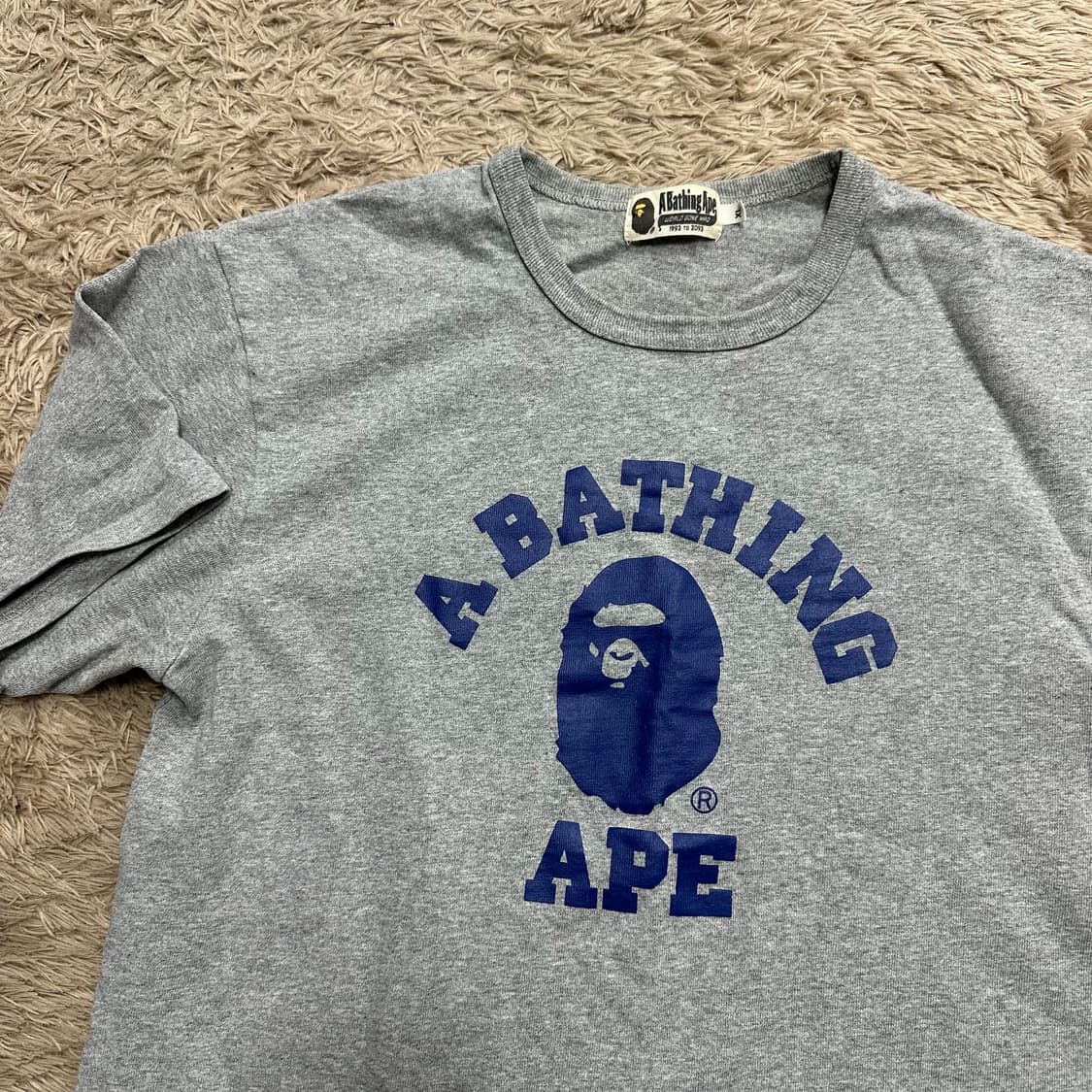 베이프 bape 유인원 프린팅 숏 슬리브 티셔츠 상품이미지2