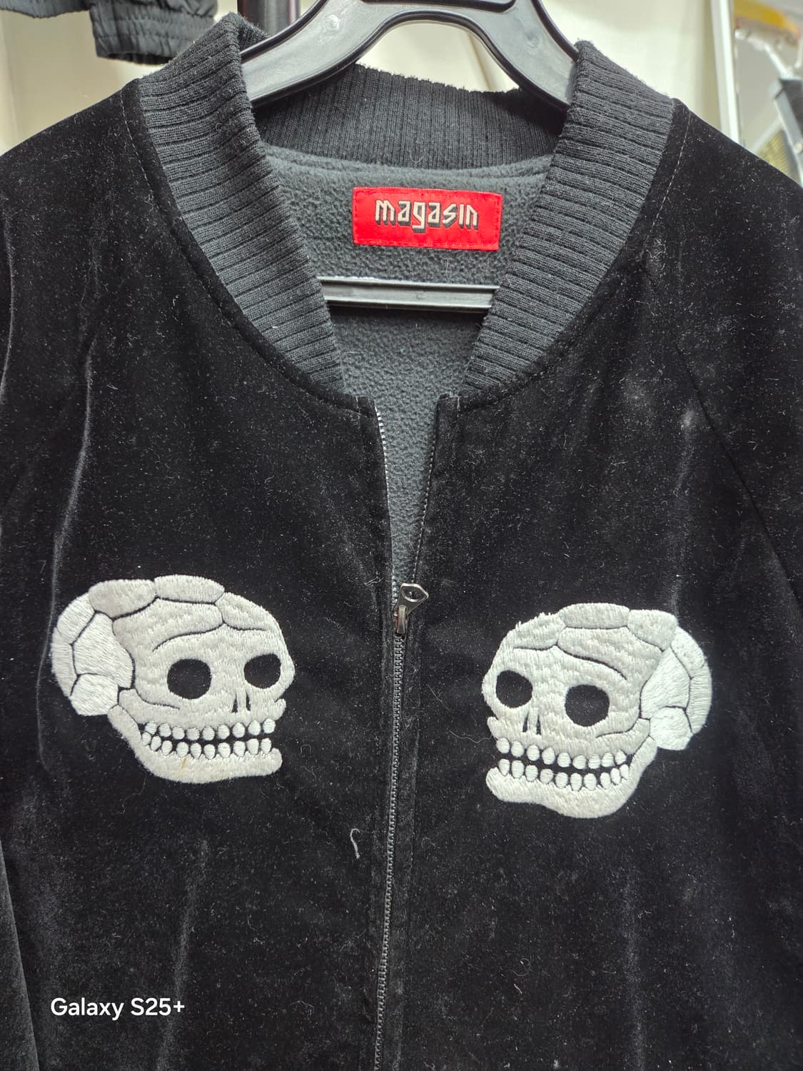 마가진  해골  벨벳자켓 상품이미지2