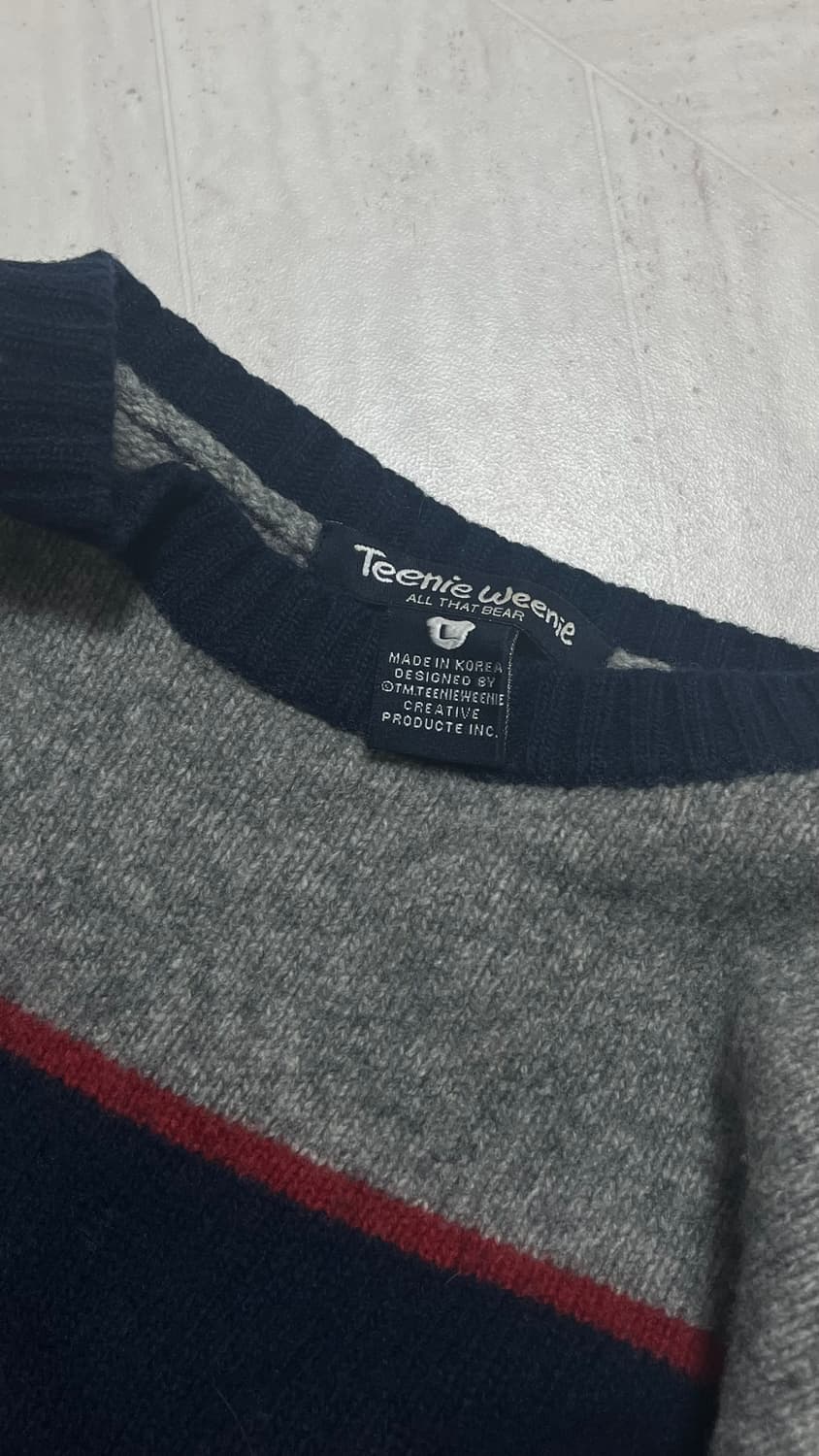 티니위니 배색 니트 L 상품이미지3