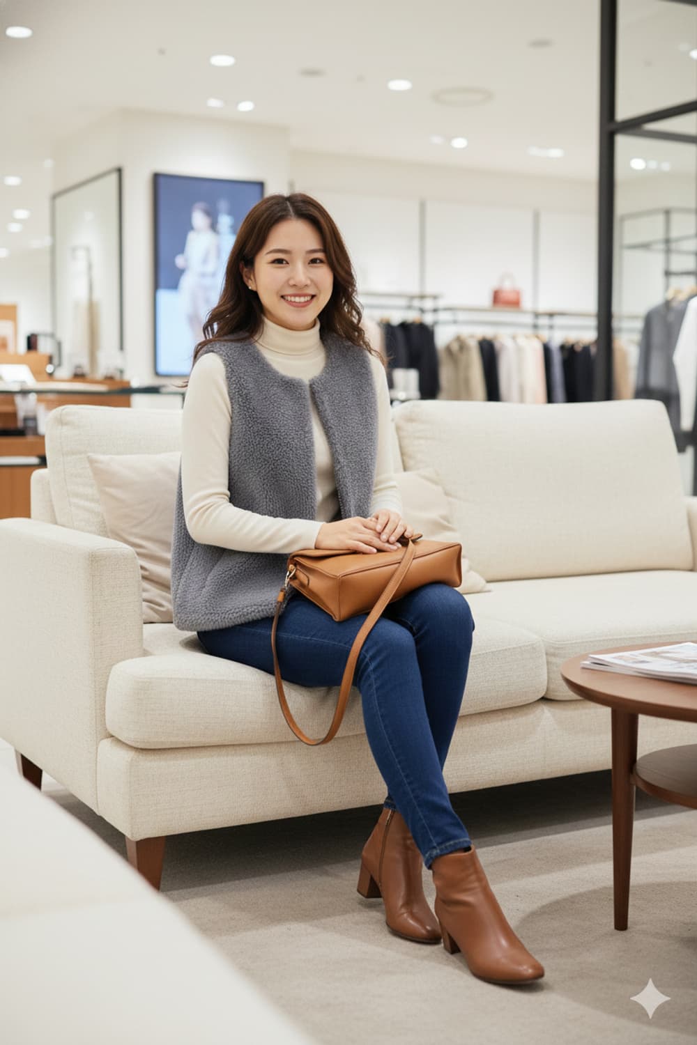 55/66.Original 천연양모 조끼 상품이미지1