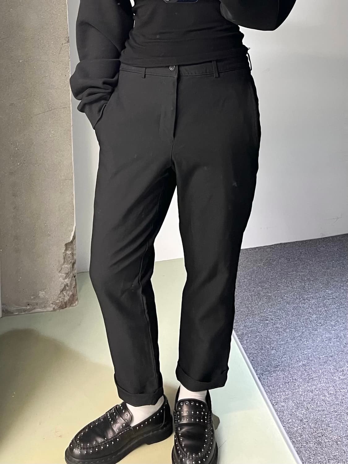 꼼데가르송 블랙 팬츠 상품이미지1