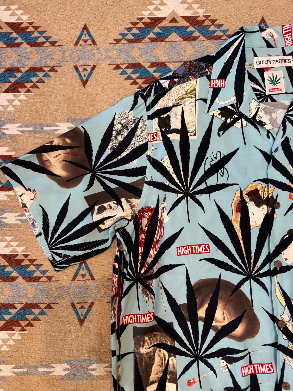 [XL] 와코마리아 HIGH TIMES 하와이안 셔츠 Type-2 상품이미지2