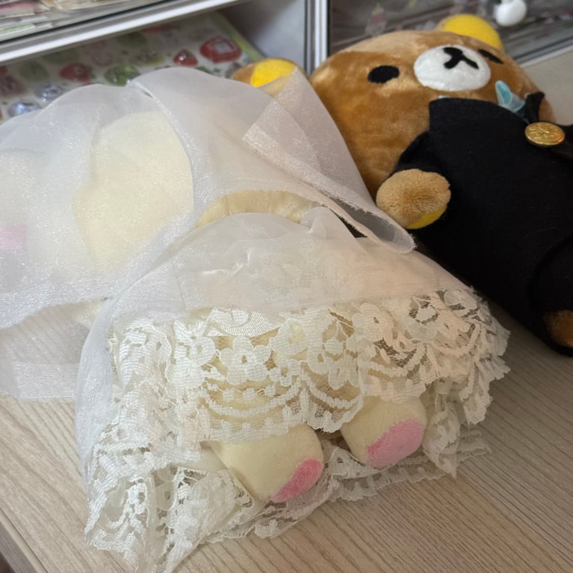 리락쿠마 코리락쿠마 웨딩 웰컴 커플 부부 인형 상품이미지6