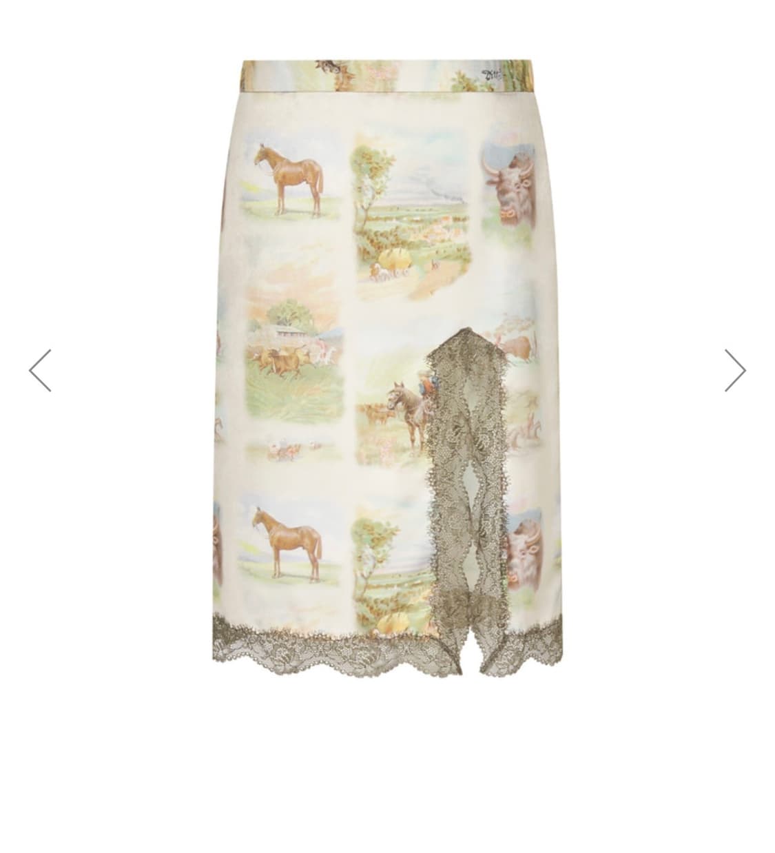 투머치택스 VINTAGE RANCH LACE MIDI SKIRT 상품이미지3