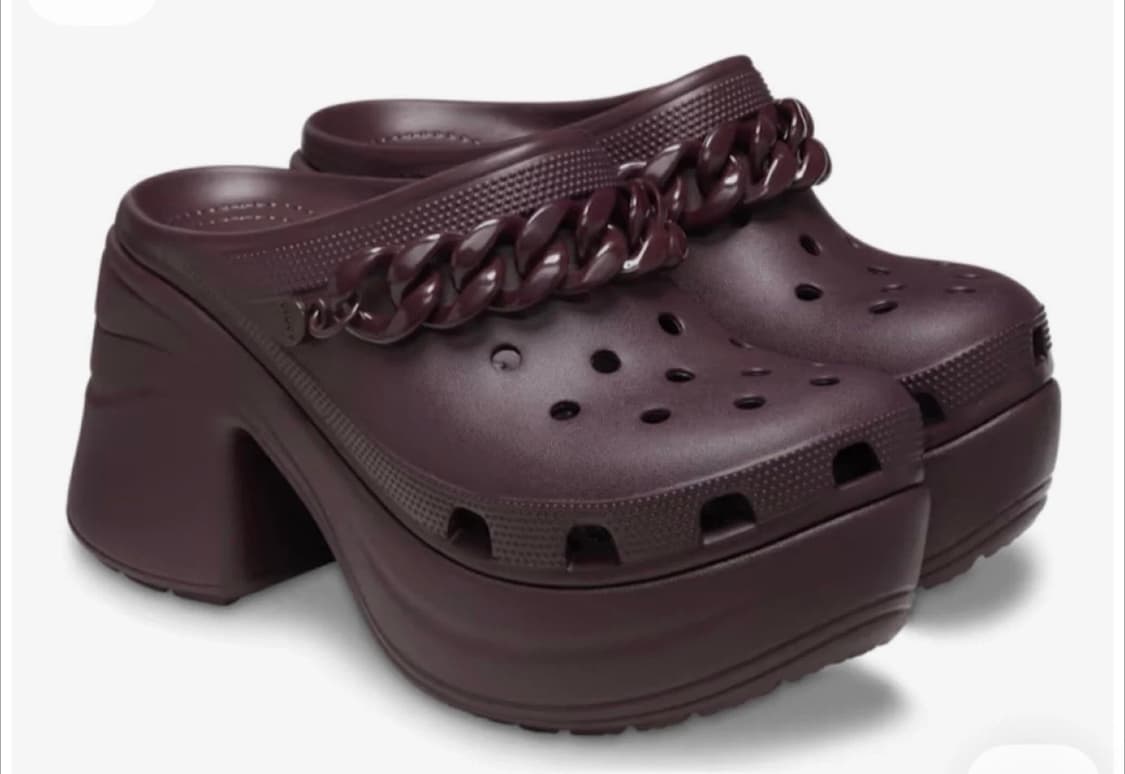 크록스 플랫폼 클로그 버건디 240 상품이미지3