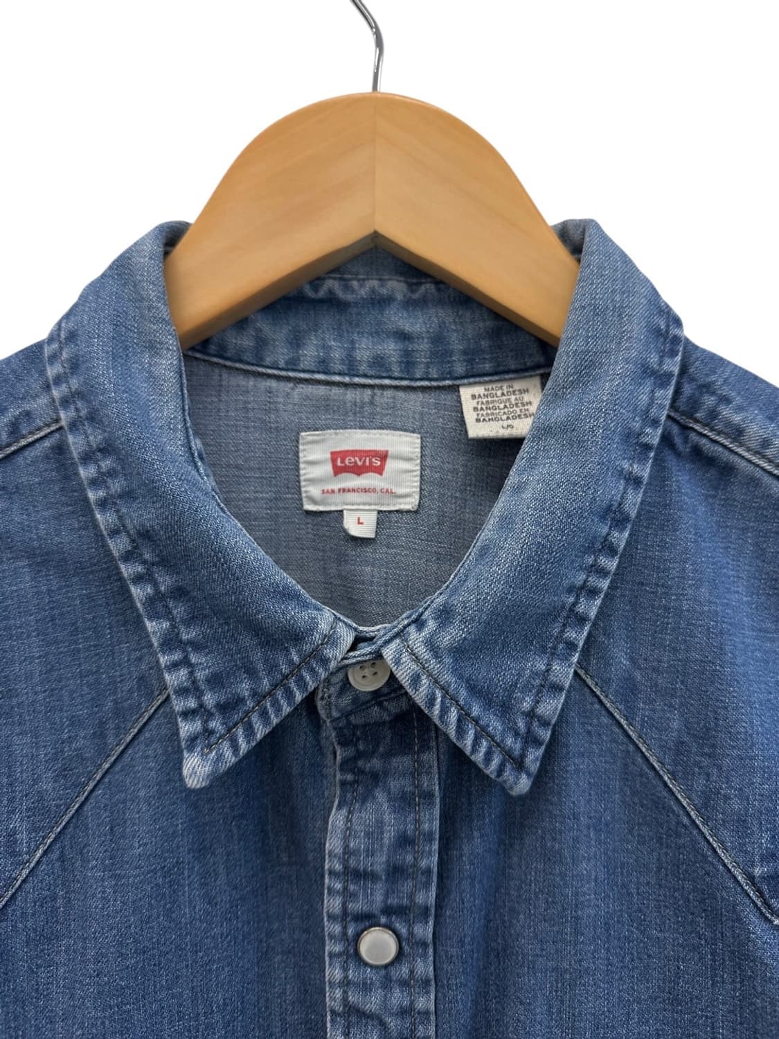 리바이스 샴브레이 셔츠 (L) 상품이미지3