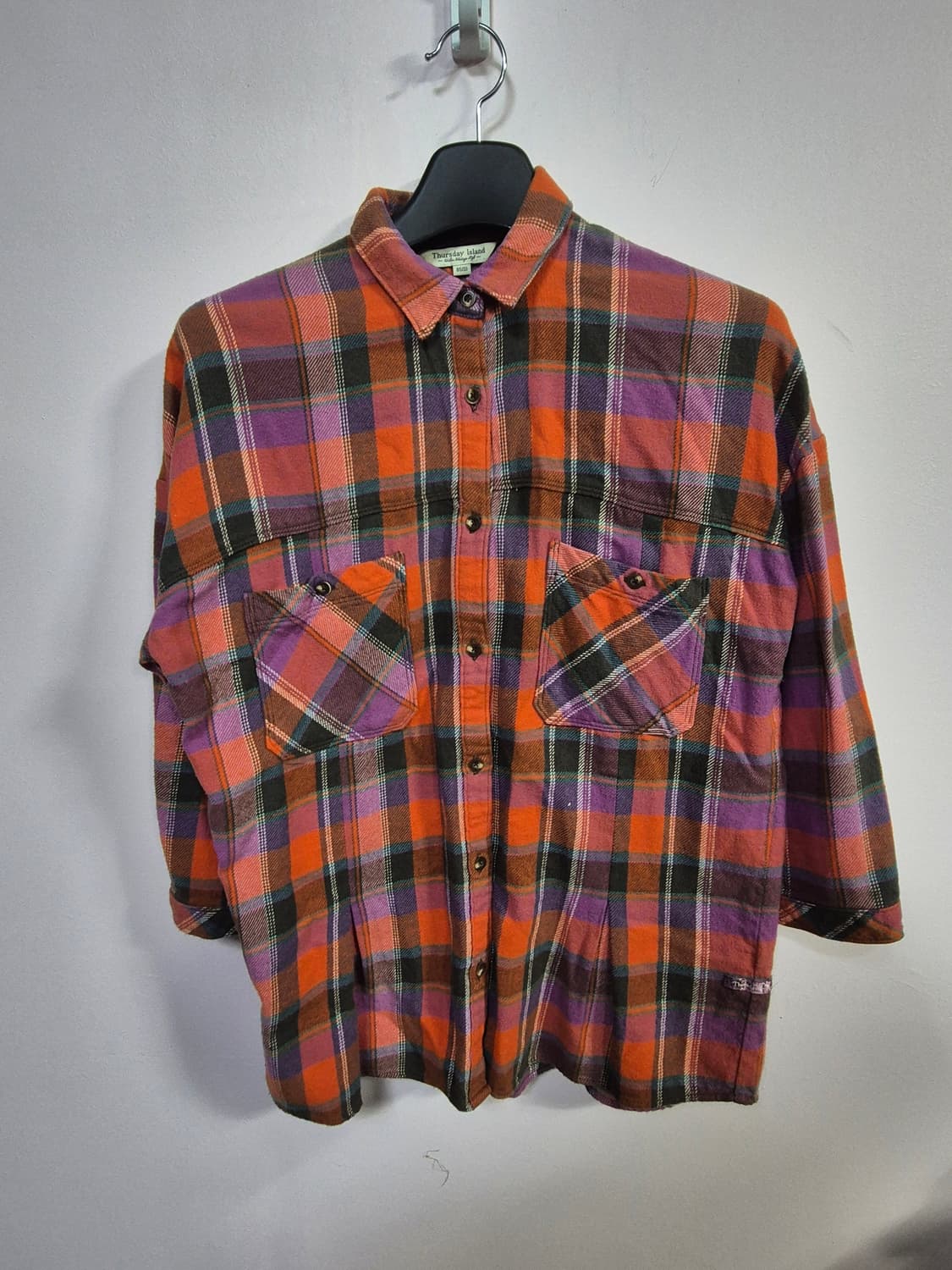 Thursday Island 체크 남방 상품이미지1