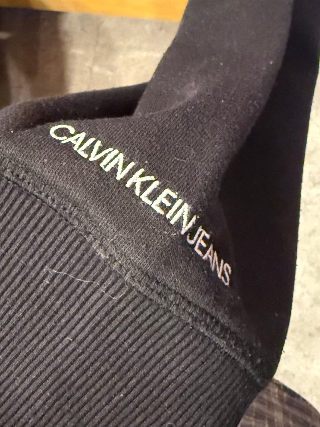 캘빈클라인 블랙 후드집업 상품이미지2