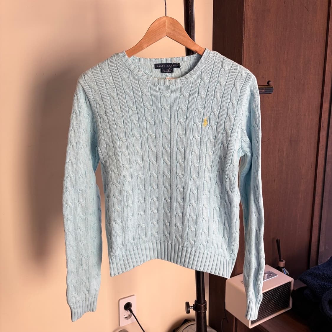 15409 - 폴로 랄프로렌 스카이블루 케이블 니트 상품이미지2