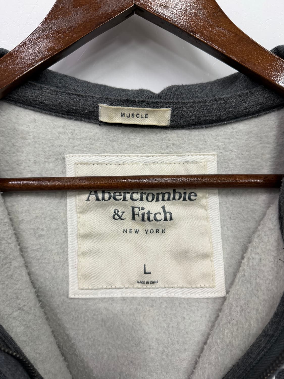 아베크롬비 그레이 순록 후드집업  상품이미지2