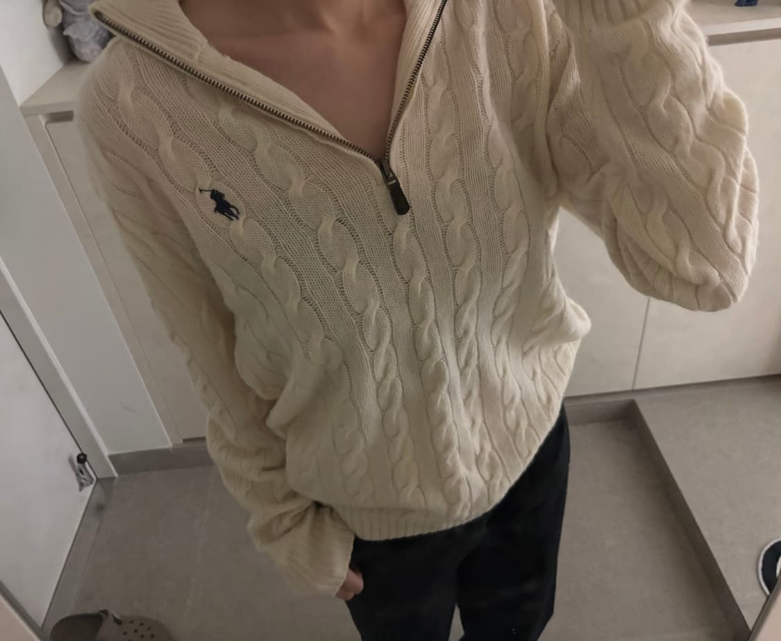 💛 반집업 아이보리 폴로 💛 상품이미지2