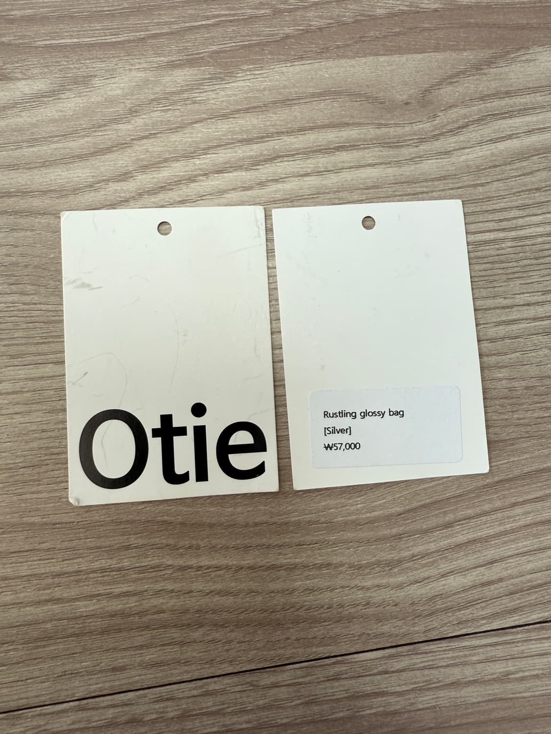 오타이 러슬링 글로시 백 실버 상품이미지5