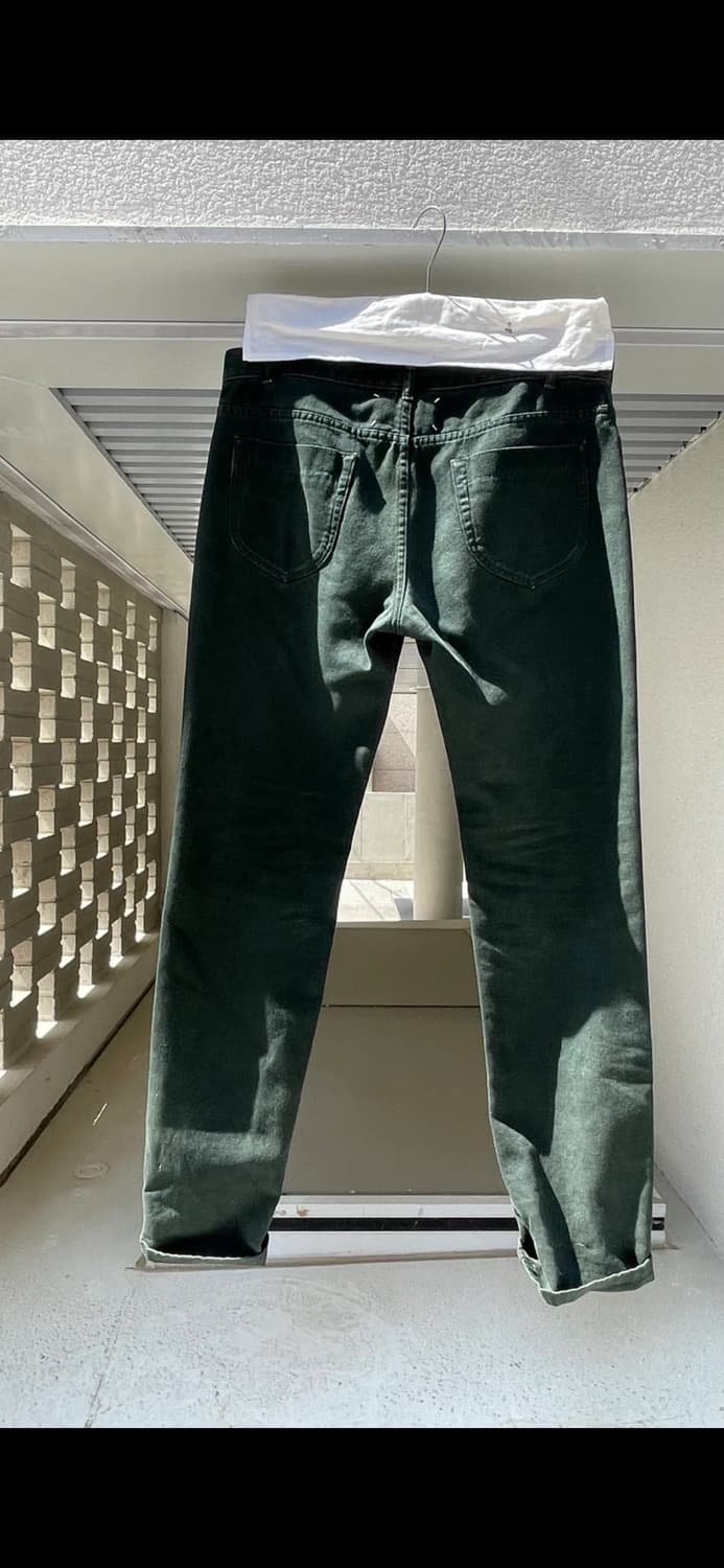 Maison Margiela pants denim deep green 상품이미지2