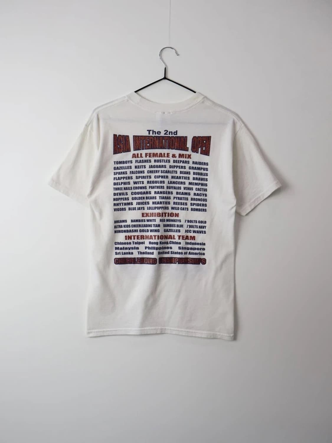 2008 Cheerleading Asia Event T Shirt 상품이미지5