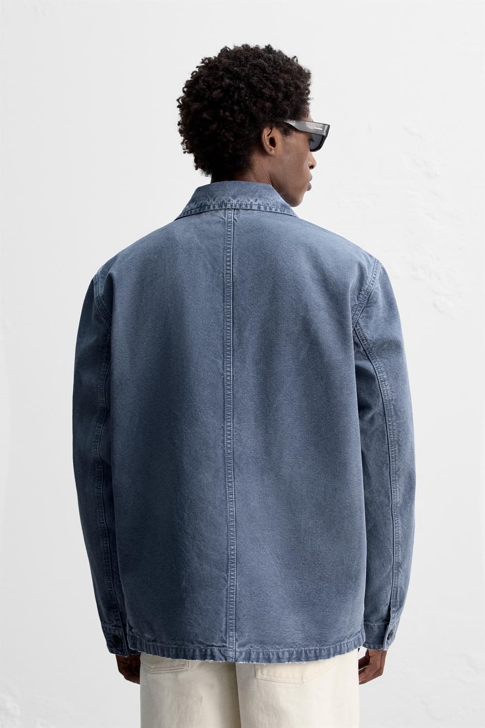 자라 오리진스 스플래터 워싱 점퍼 야상 캔버스 자켓 상품이미지5