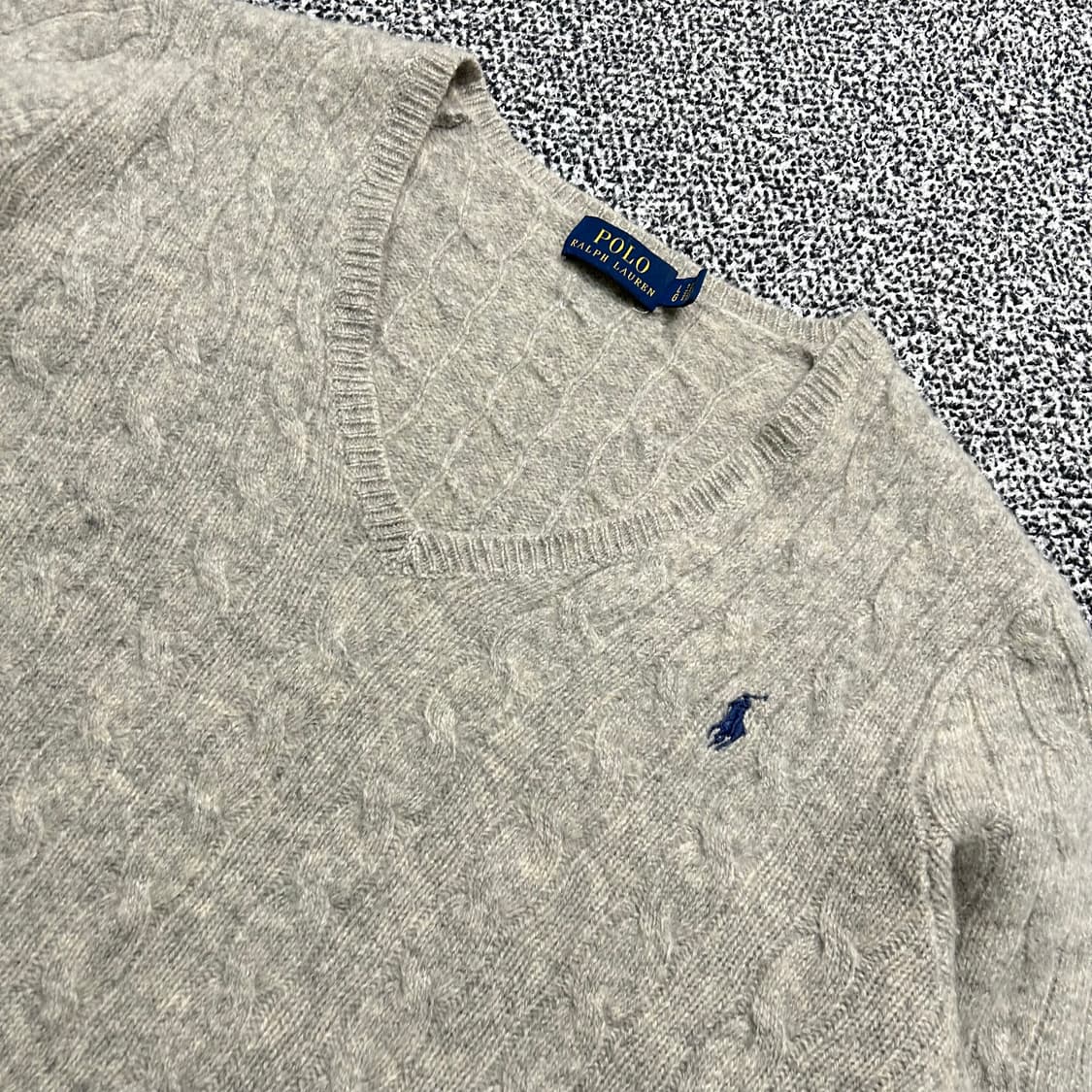 폴로 (POLO RalphLauren)여성용 그레이 울 니트 상품이미지2