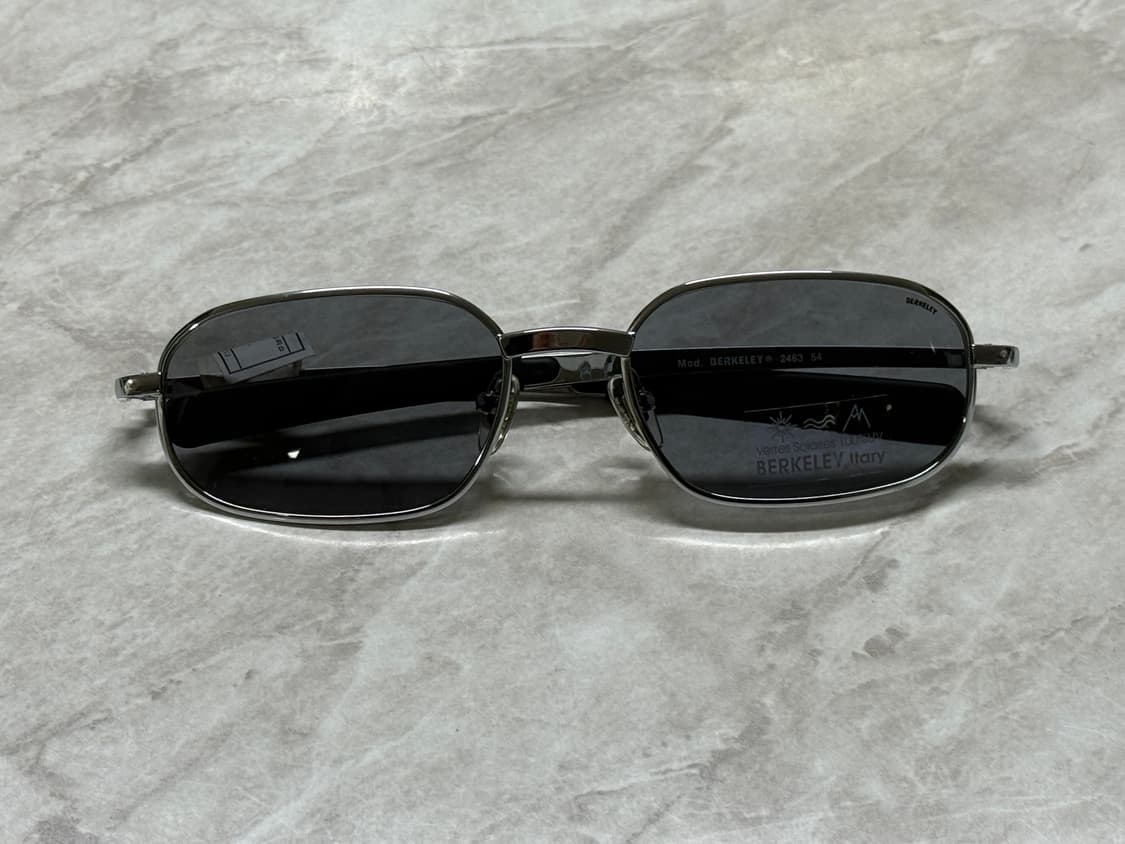 00s BERKELEY 실버 스퀘어 선글라스 상품이미지5