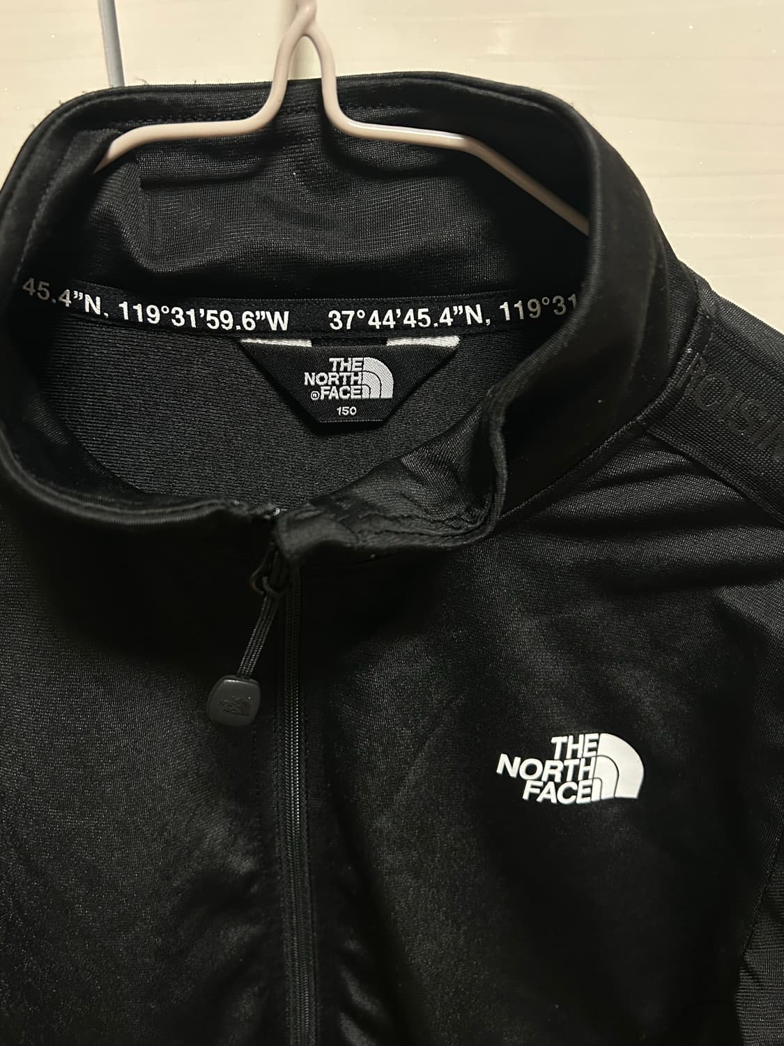 노스페이스 집업 자켓 150 블랙 상품이미지2
