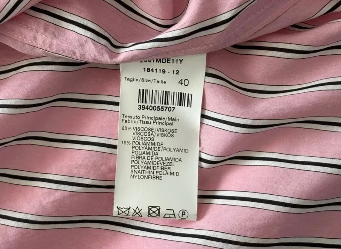 MSGM 러플 디테일 셔츠 드레스 상품이미지5